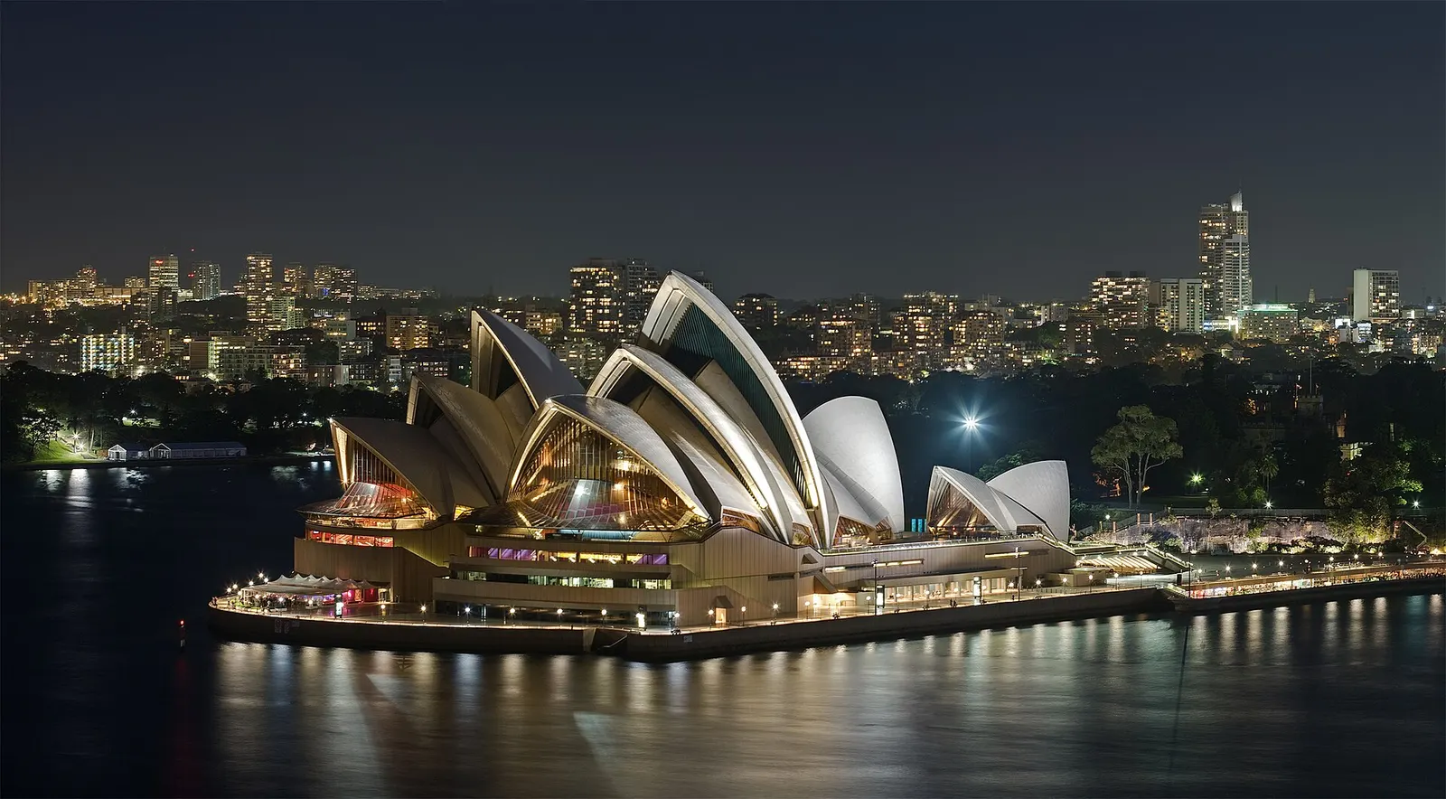Sydney Opera House and the Harbour Bridge